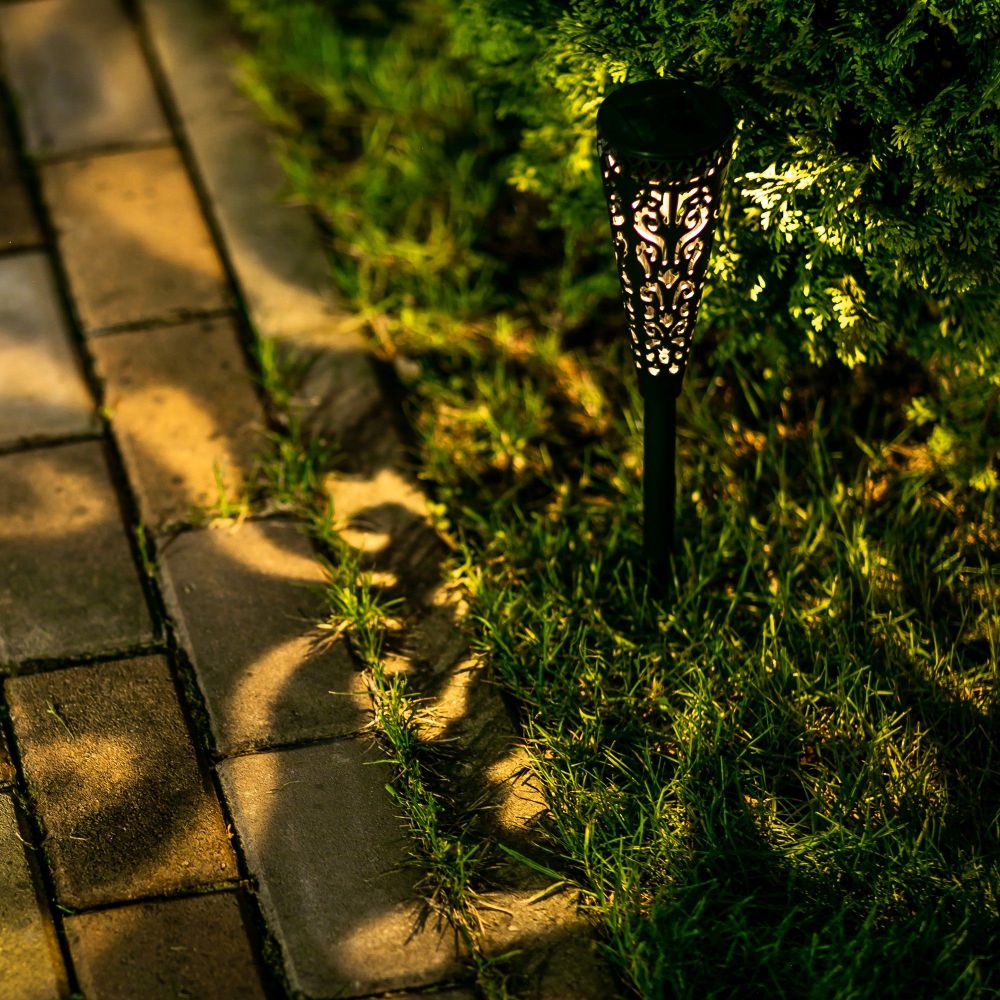 USL-S-819-PT450 ARCANA Садовый светильник на солнечной батарее Аркана. 1 светодиод. Теплый белый свет. 1xАА Ni-Mh аккумулятор в-к. IP44. TM Uniel