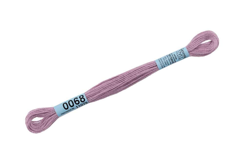 Мулине "Gamma" , 100% хлопок, 8 м, №0068