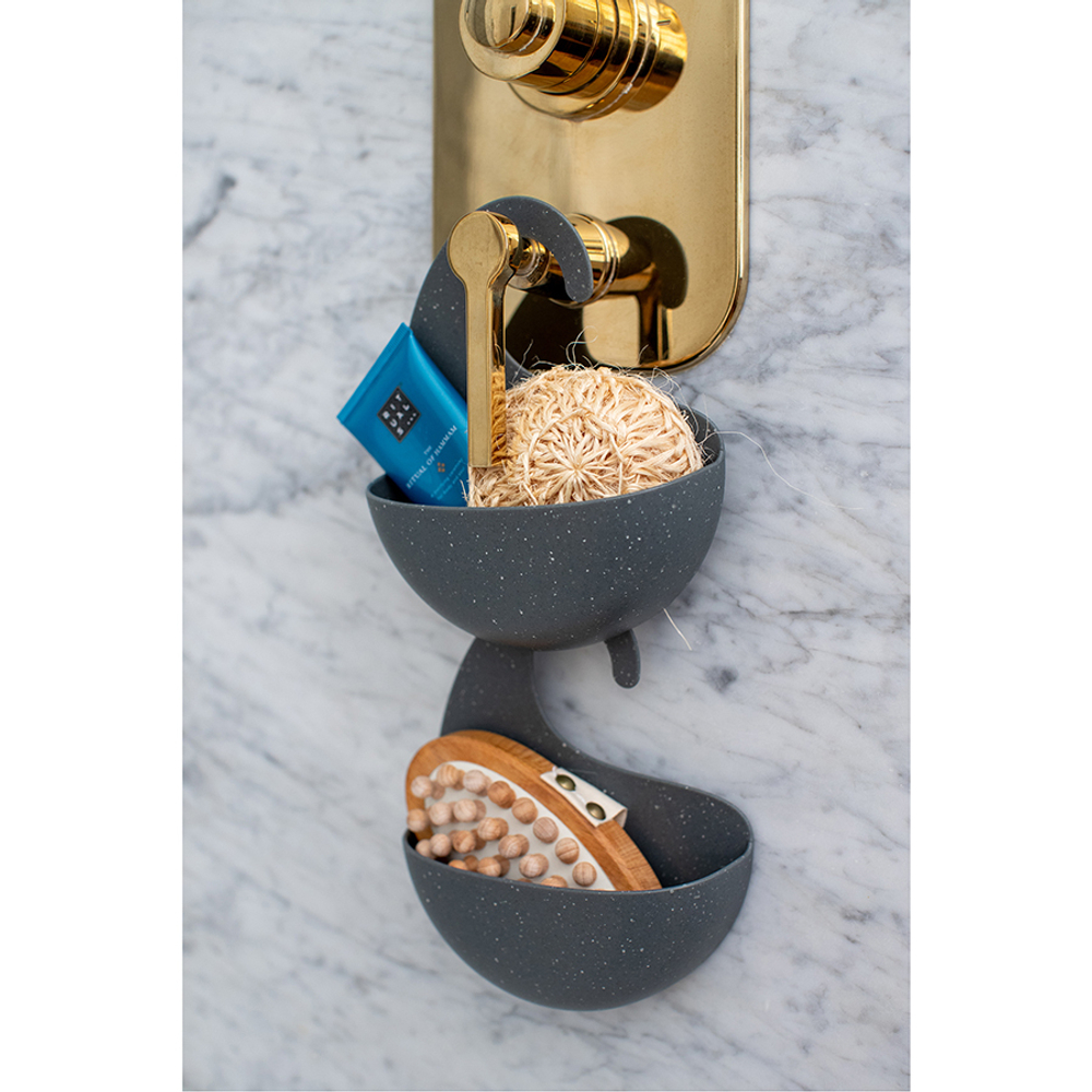 Органайзер для ванной surf, organic, 15х17,6х5,3 см, песочный