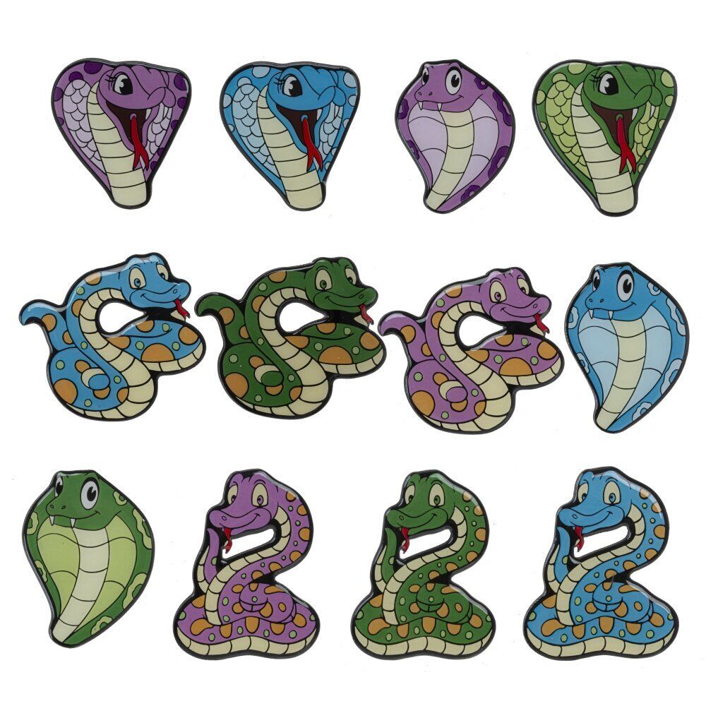 GAEM Магнит "Змея", 1L7 W0,3 H7 см, 12в.