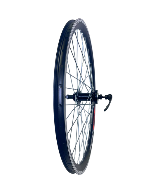 Колесо заднее 24 TRIX ал. дв. чер. / Втулка: ал. ДИСК трещ, эксц.черный 14870