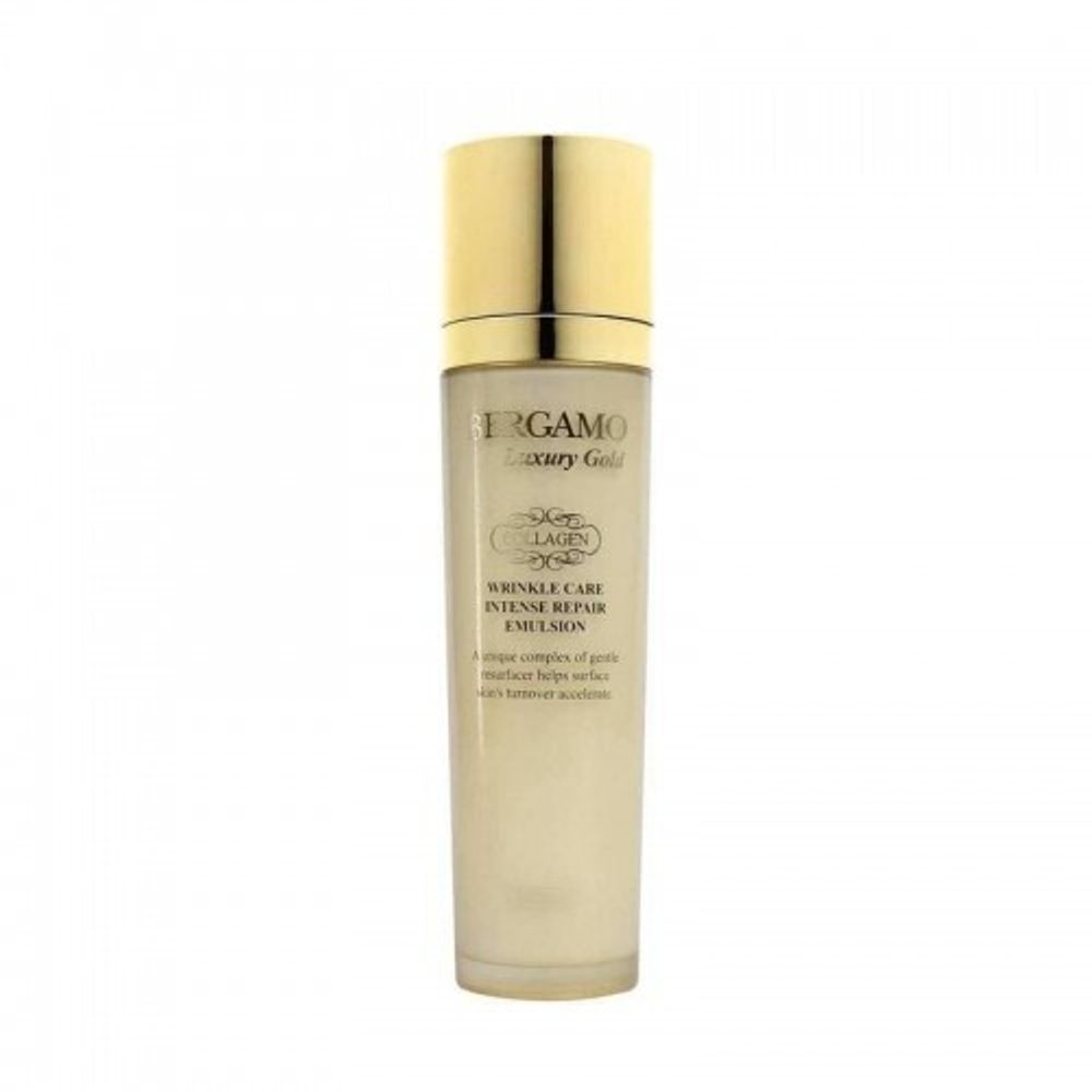 Эмульсия для лица с частицами золота BERGAMO Luxury Gold Collagen Emulsion 150 мл