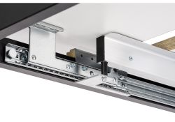 Стол Макта 140(170)х85х73 дуб велингтон / черный матовый