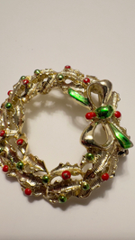 Новогодняя брошь веночек Gerry’s