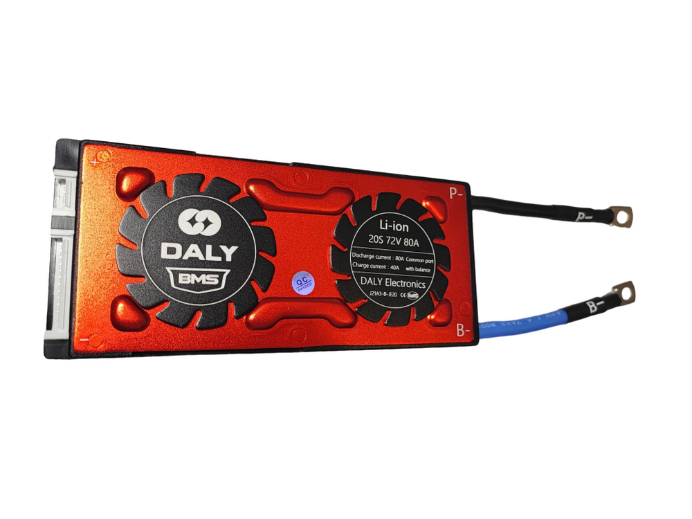 Плата контроля BMS Li-ion 20S 72V 80A