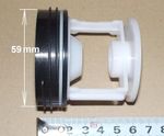 Фильтр сливного насоса (помпы) для стиральной машины Bosch (Бош) Bosch D-59/62mm, 182430