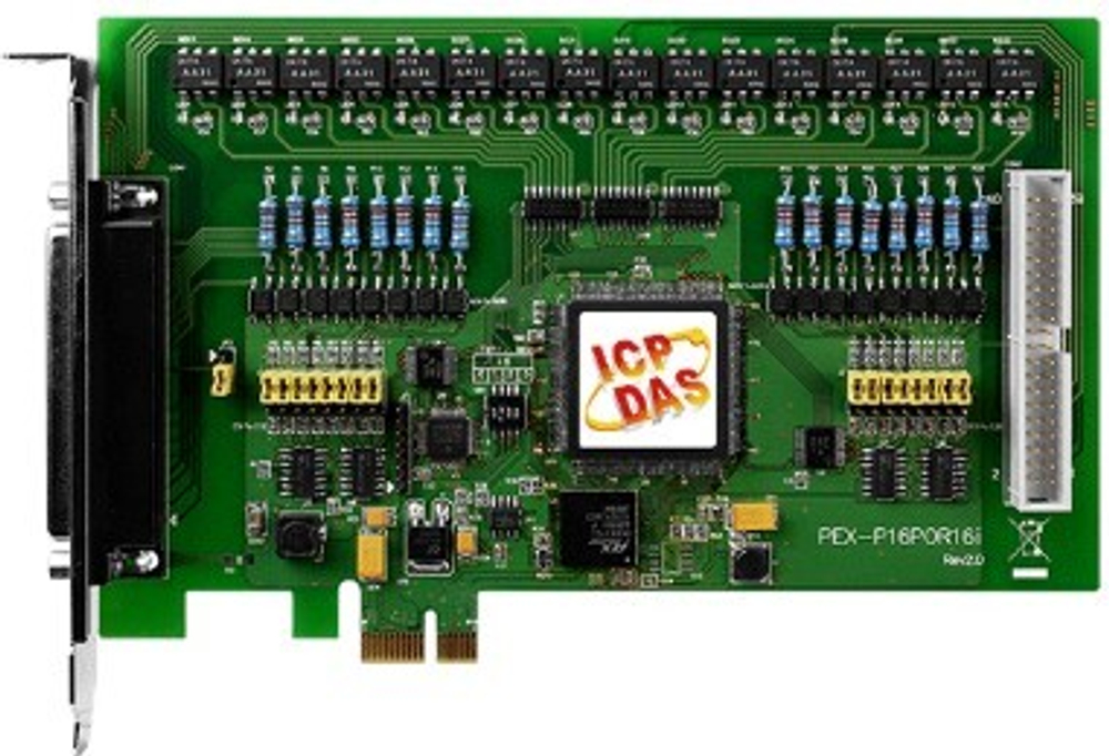 Плата  ICP DAS PEX-P16POR16i CR