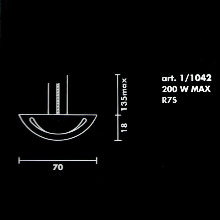 Подвесной светильник Sothis 1/1042-6-43