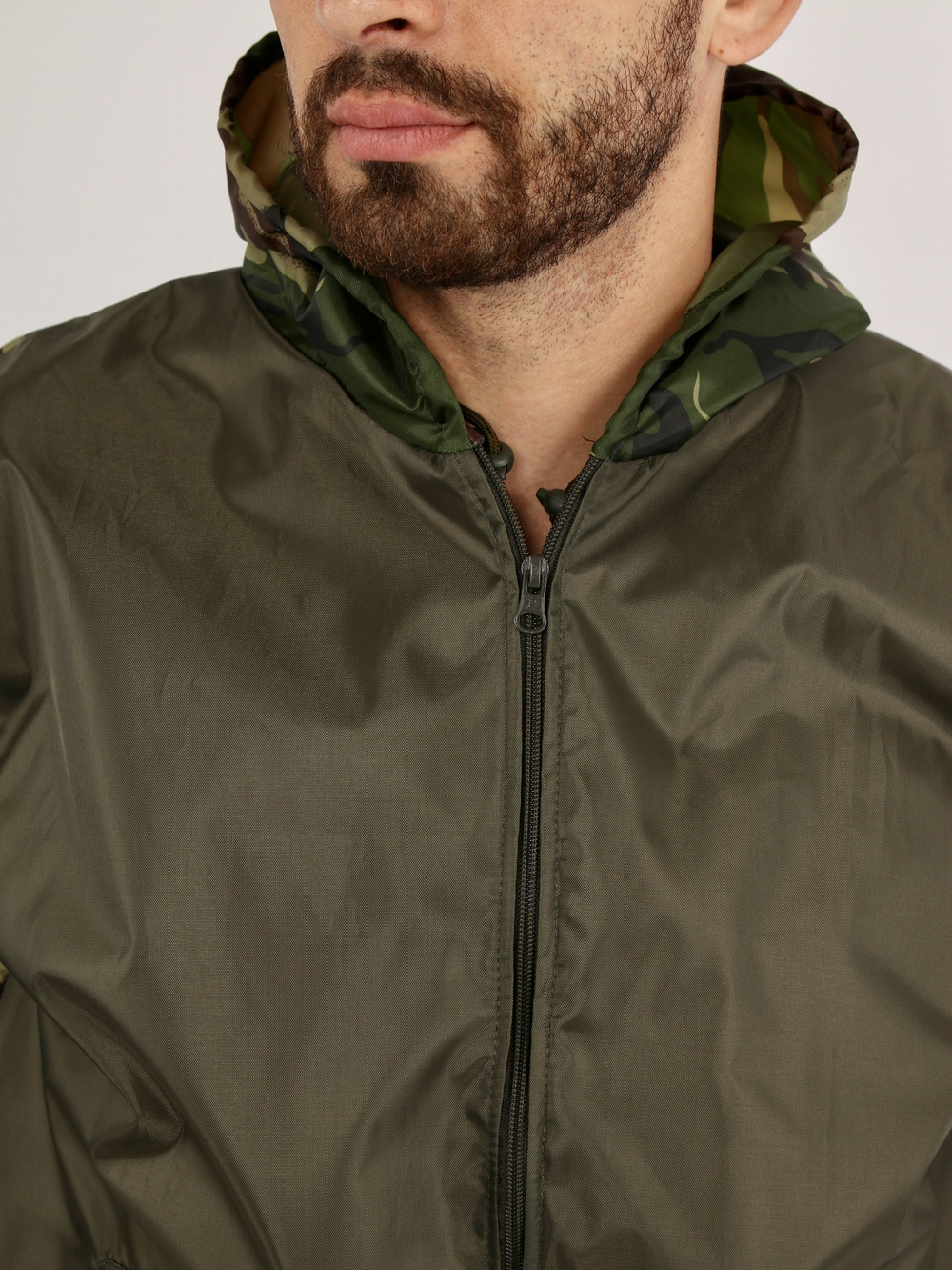 Костюм для активного отдыха Prival Ветровлагозащитный, мужской, хаки + кмф Кукла