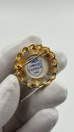 Брошь Limoges