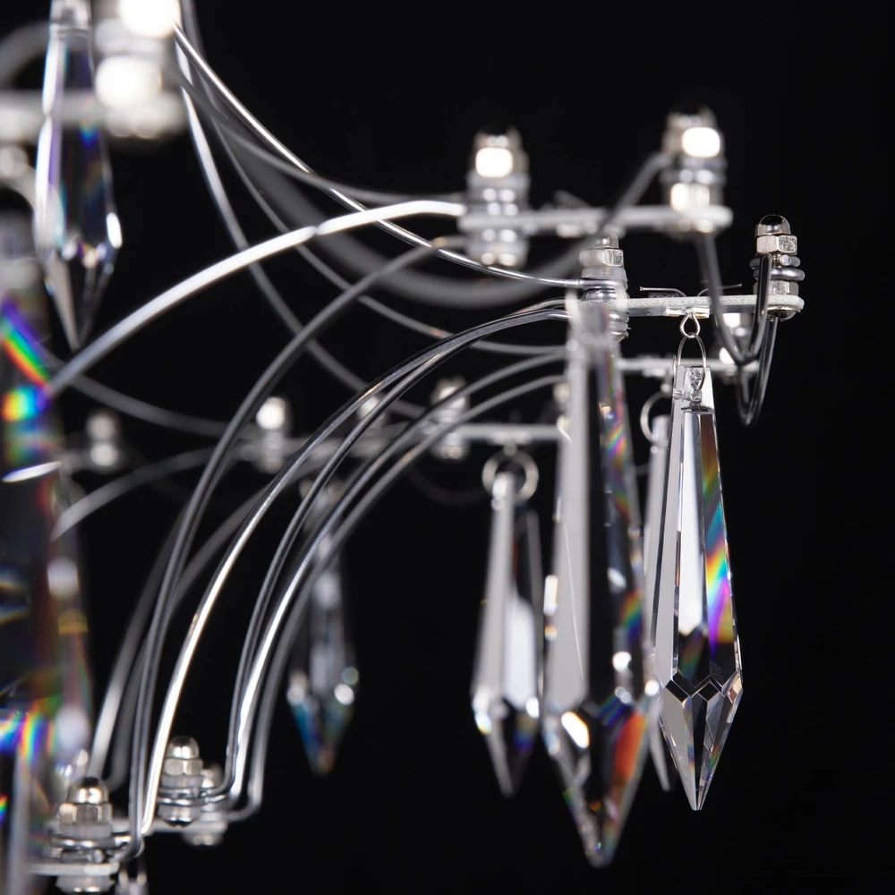 Подвесная люстра Loft It MIRA 10259/1200 Silver Asfour