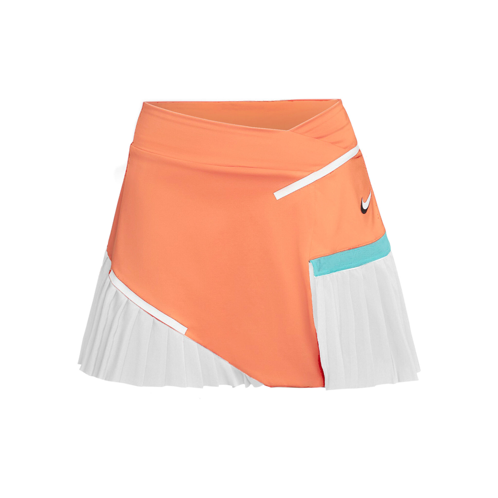 Женская теннисная юбка Nike Court Dri-Fit Skirt Women - Orange, White