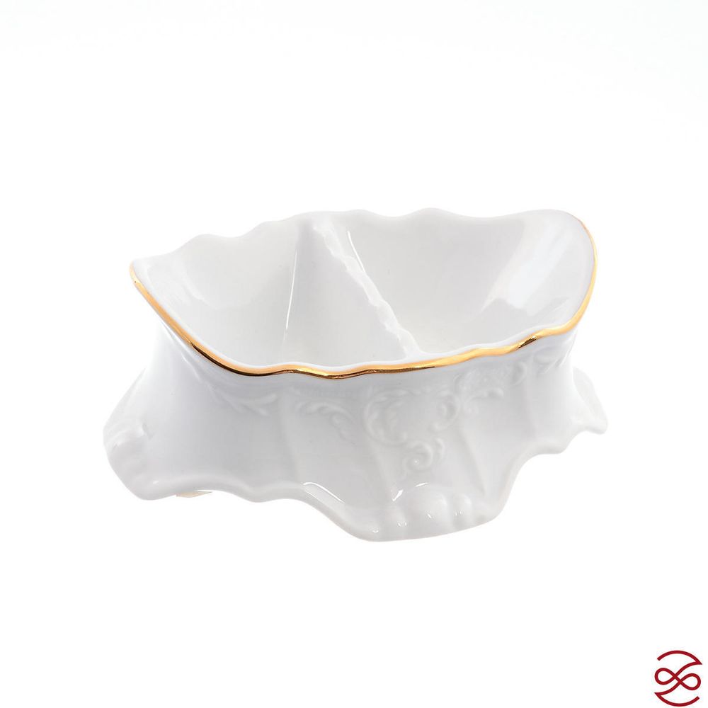 Прибор для специй двойной Bernadotte Белый узор