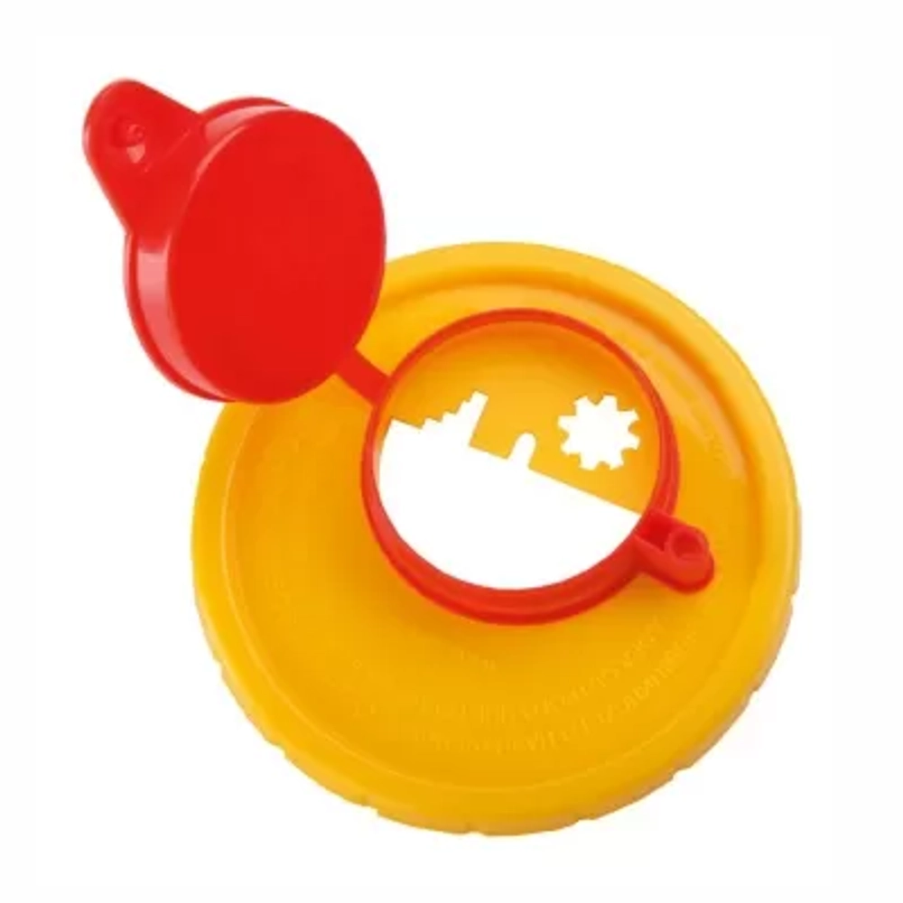 Емкость-контейнер для сбора игл 0,5 л КМ-Проект класс Б высота 110 мм желтый индикатор вскрытия