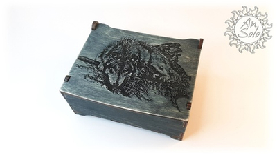 Шкатулка для таро "Волк"