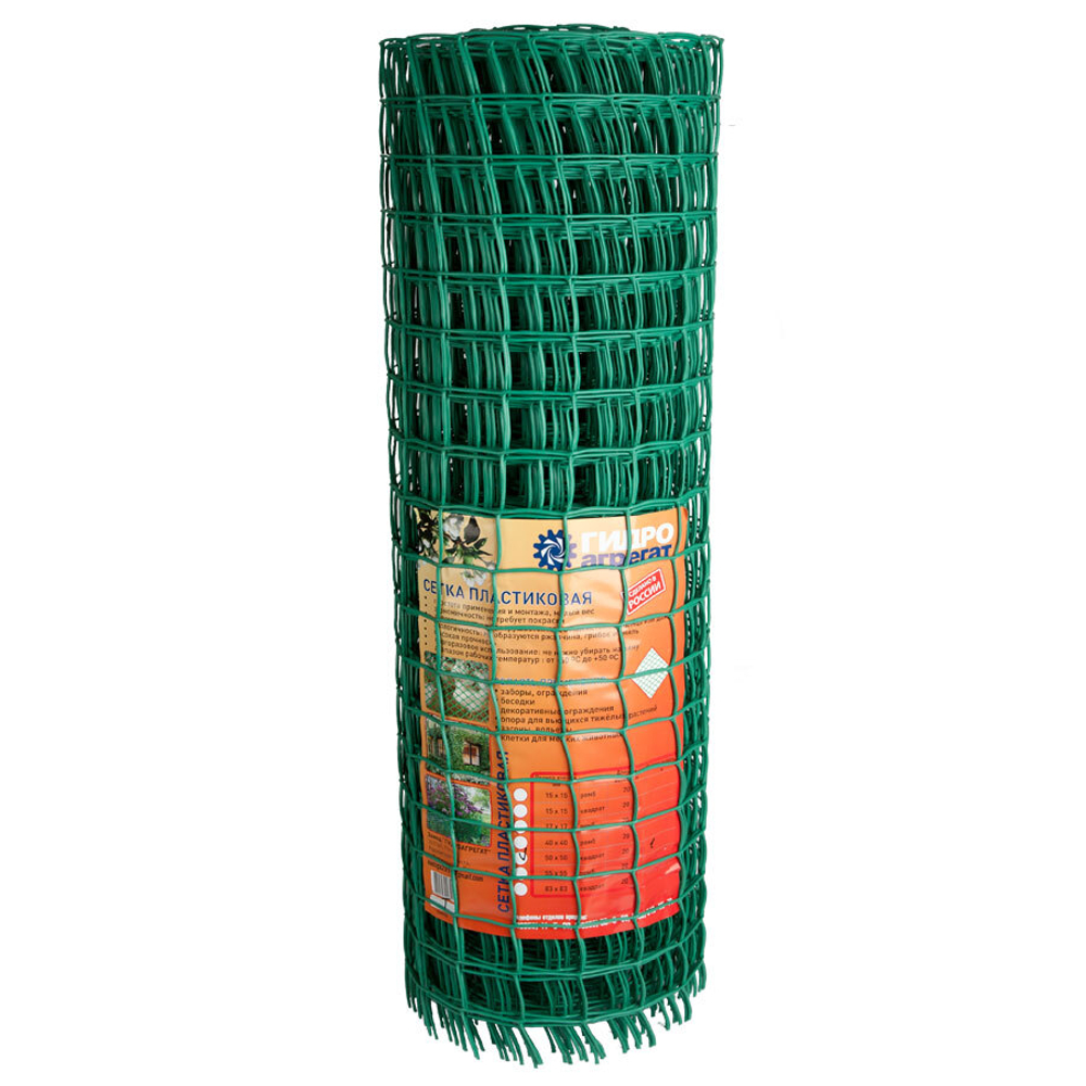 SetkasadovayaplastikovayakvadratnayaGidroagregat50x50mm1x20mzelenaya-22742