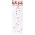 Бусы на ёлку 2м «Роса» d-7,5мм, Шампань