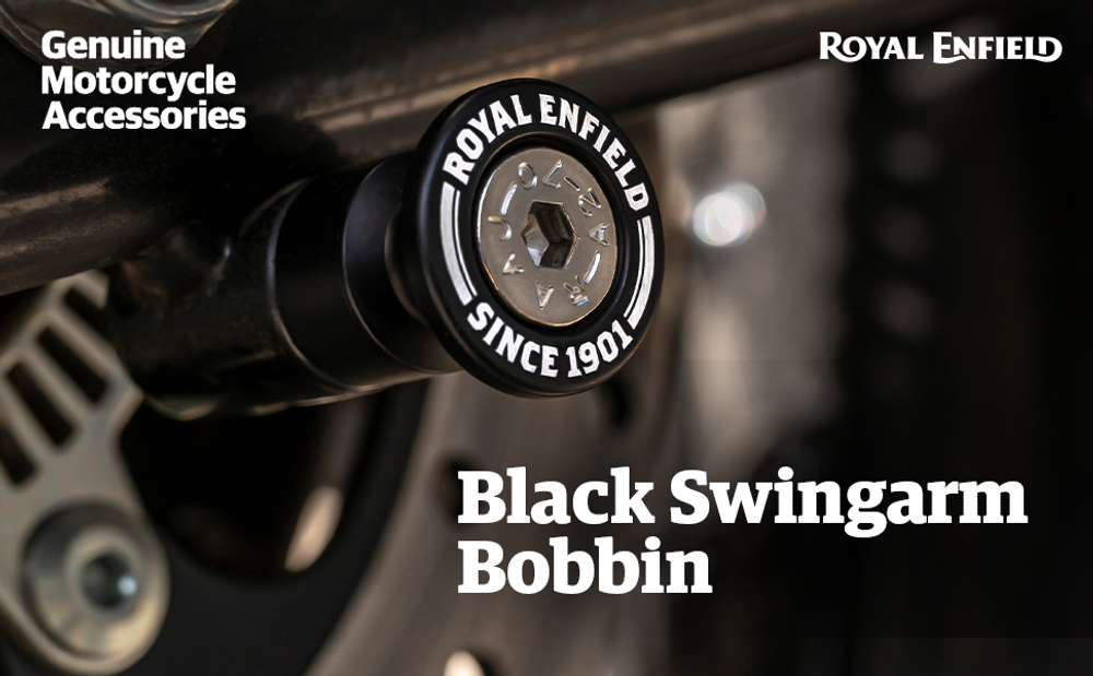 Комплект слайдеров для подката задней оси Royal Enfield, черного цвета, арт. 1990415