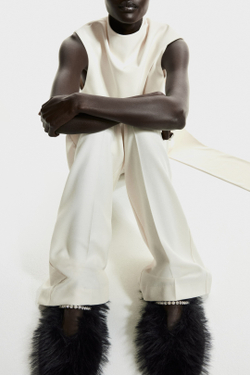 H&M Тапочки с декоративными деталями, черный