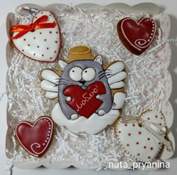 Кот с сердцем №3