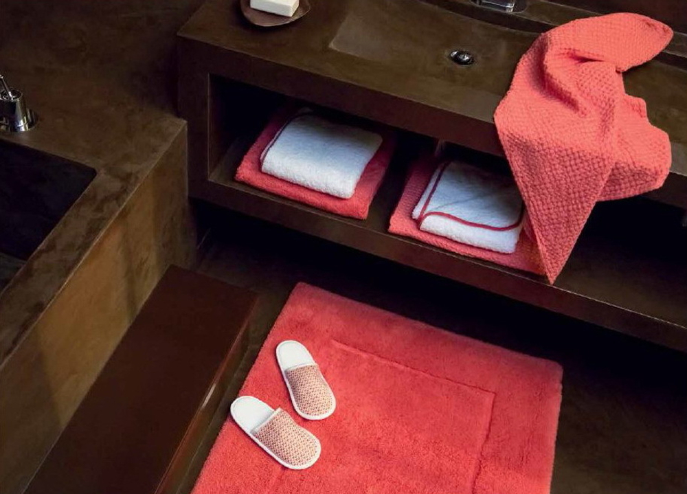 Коврик для ванной 60x100 Abyss & Habidecor Must 590 Corail Португалия