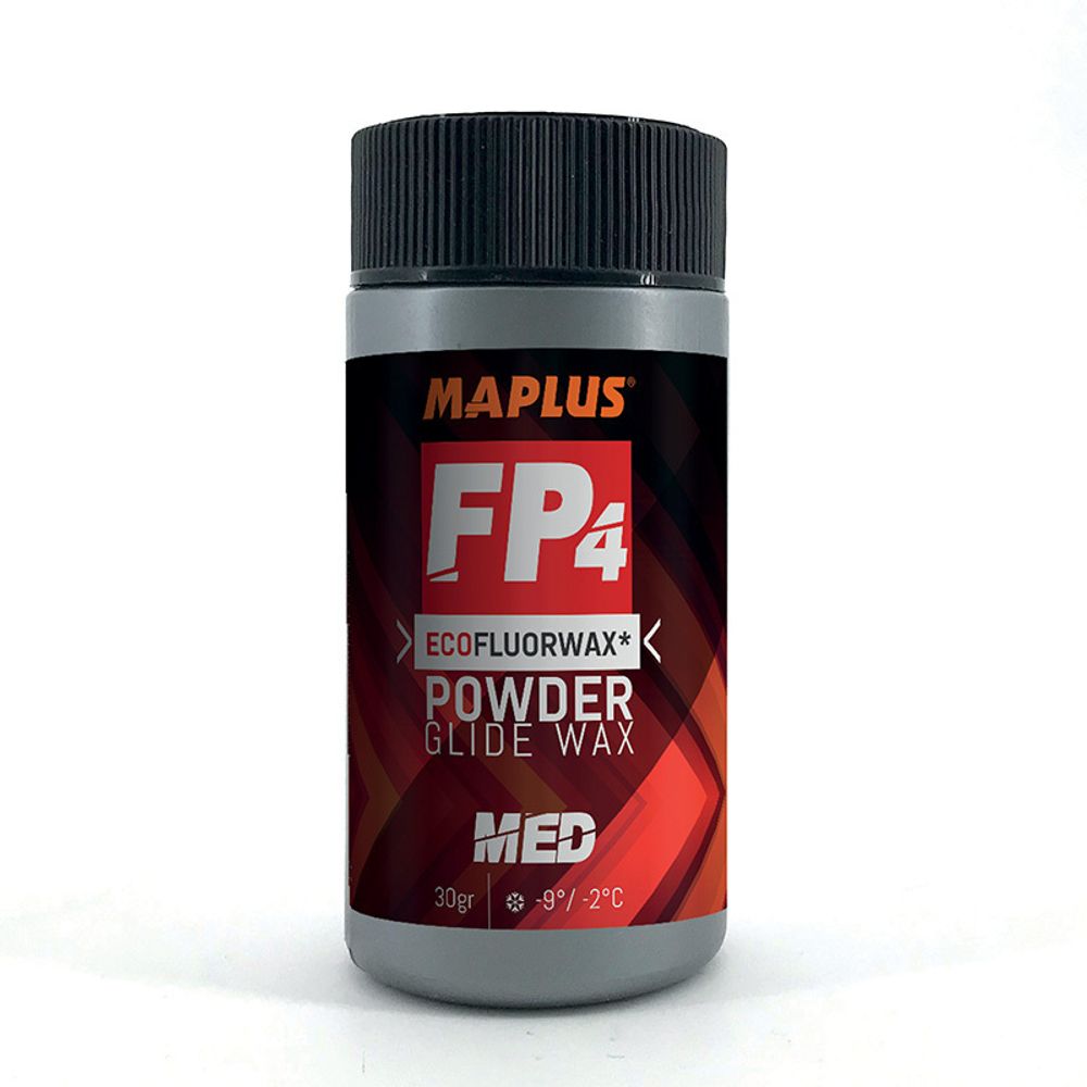 Перфторированный порошок-ускоритель Maplus FP4 MED S8 Moly (PFOA-free) (для гладкого оледенелого снега и грязи) (-2°С /-9°С) 30гр. арт.841S8MN