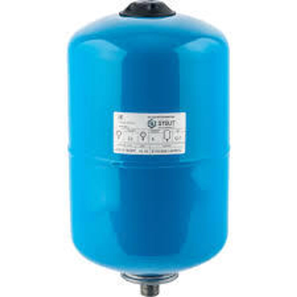 STW-0001-000008 STOUT Расширительный бак, гидроаккумулятор 8 л. вертикальный (цвет синий)