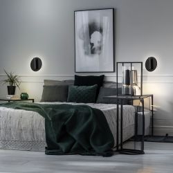 Светильник декоративный настенный светодиодный ЭРА EDGAR WL55 BK COB 5Вт / SMD 7Вт 4000К IP20 черный