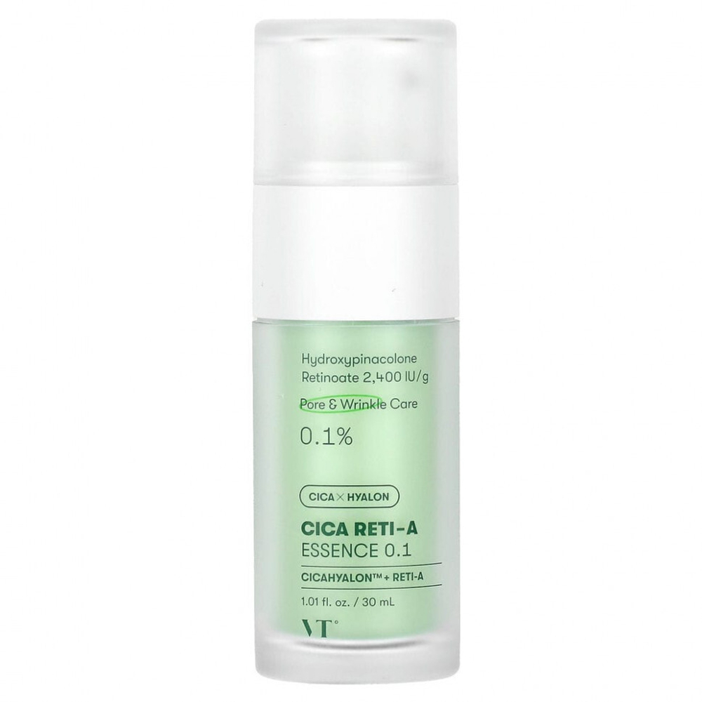 VT Cosmetics Cica Reti-A Essence 0.1 лёгкая бустер-эссенция с ретинолом и центеллой