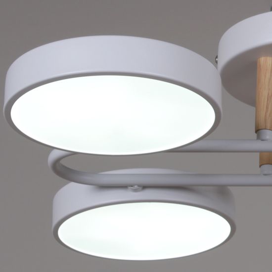 03322-0.3-04 WH+WOOD светильник потолочный