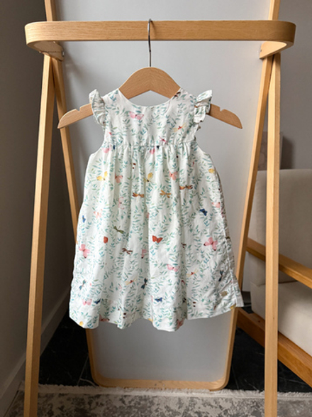 Платье из хлопка с шёлком Tartine et Chocolat, 86