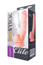 Реалистичный гибкий фаллос на присоске Real Stick (17 см) (Цвет: телесный)