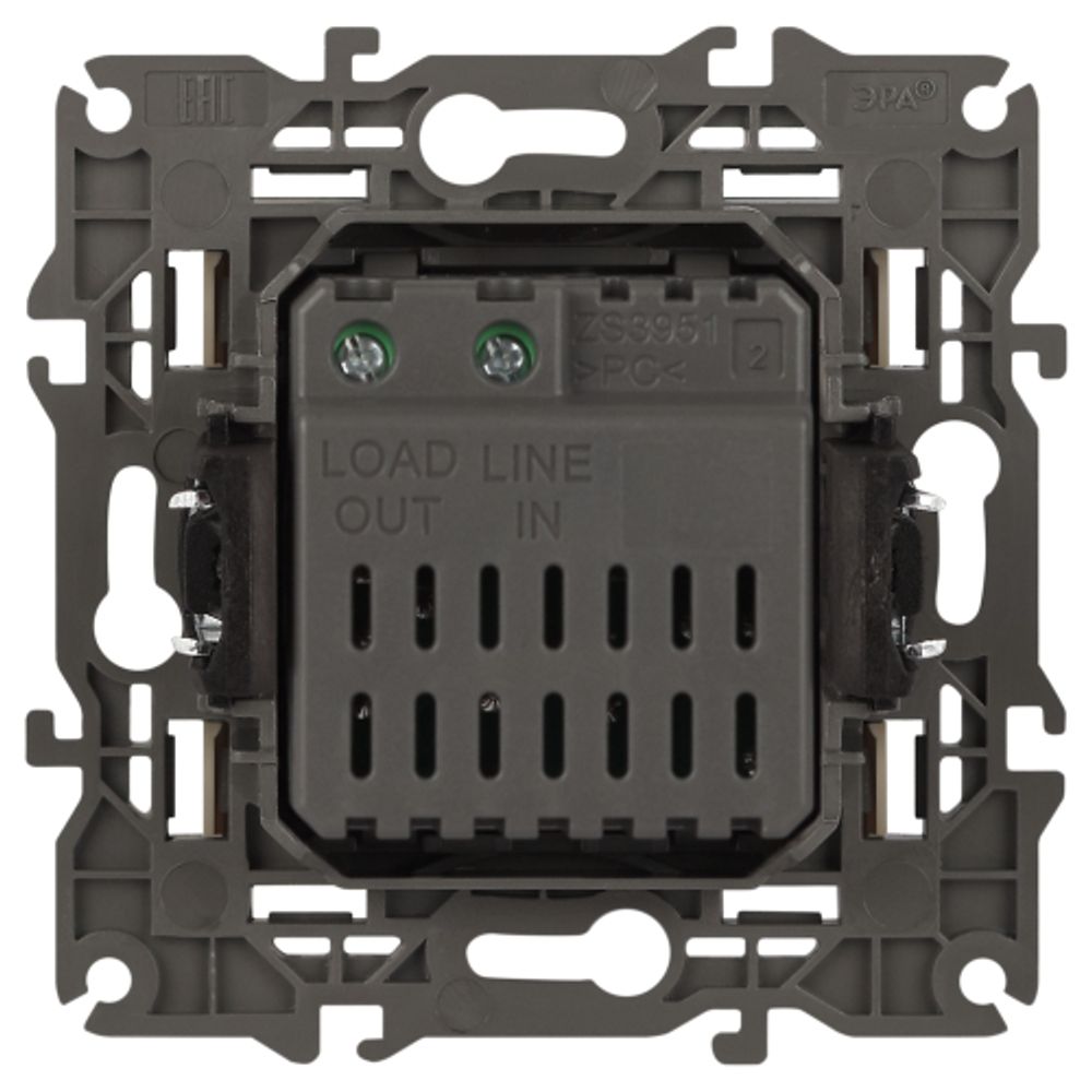 14-4101-02 ЭРА Светорегулятор поворотно-нажимной, 400ВА 230В, IP20, Эра Elegance, сл.кость | Elegance Слоновая кость