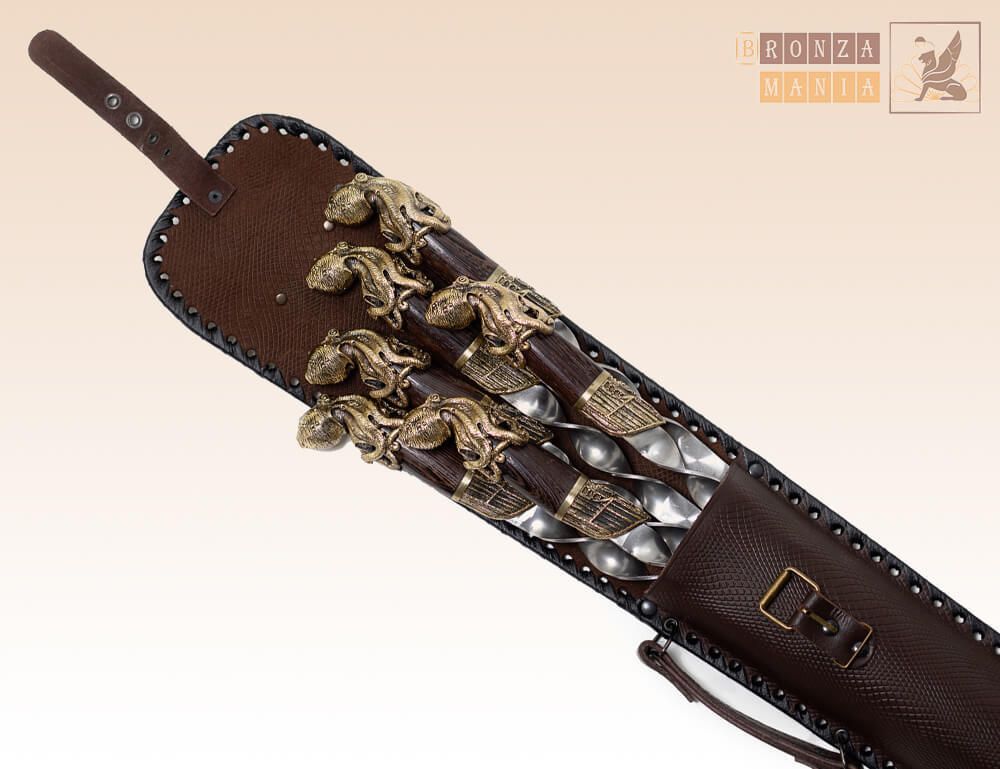 шампуры Осьминог в чехле