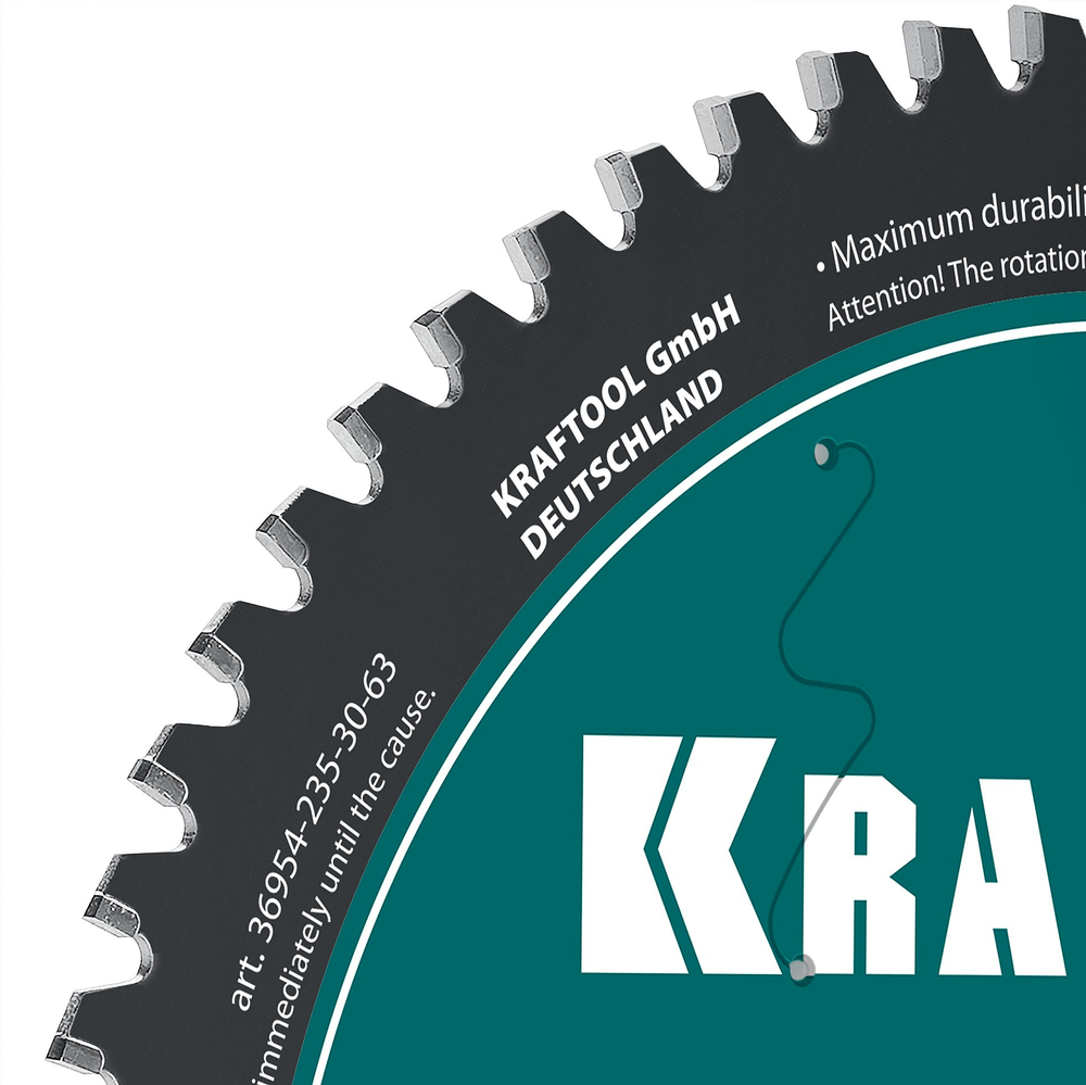 KRAFTOOL Metal Cut 235 х 30 мм, 63Т, диск пильный по металлу и стали (36954-235-30-63)