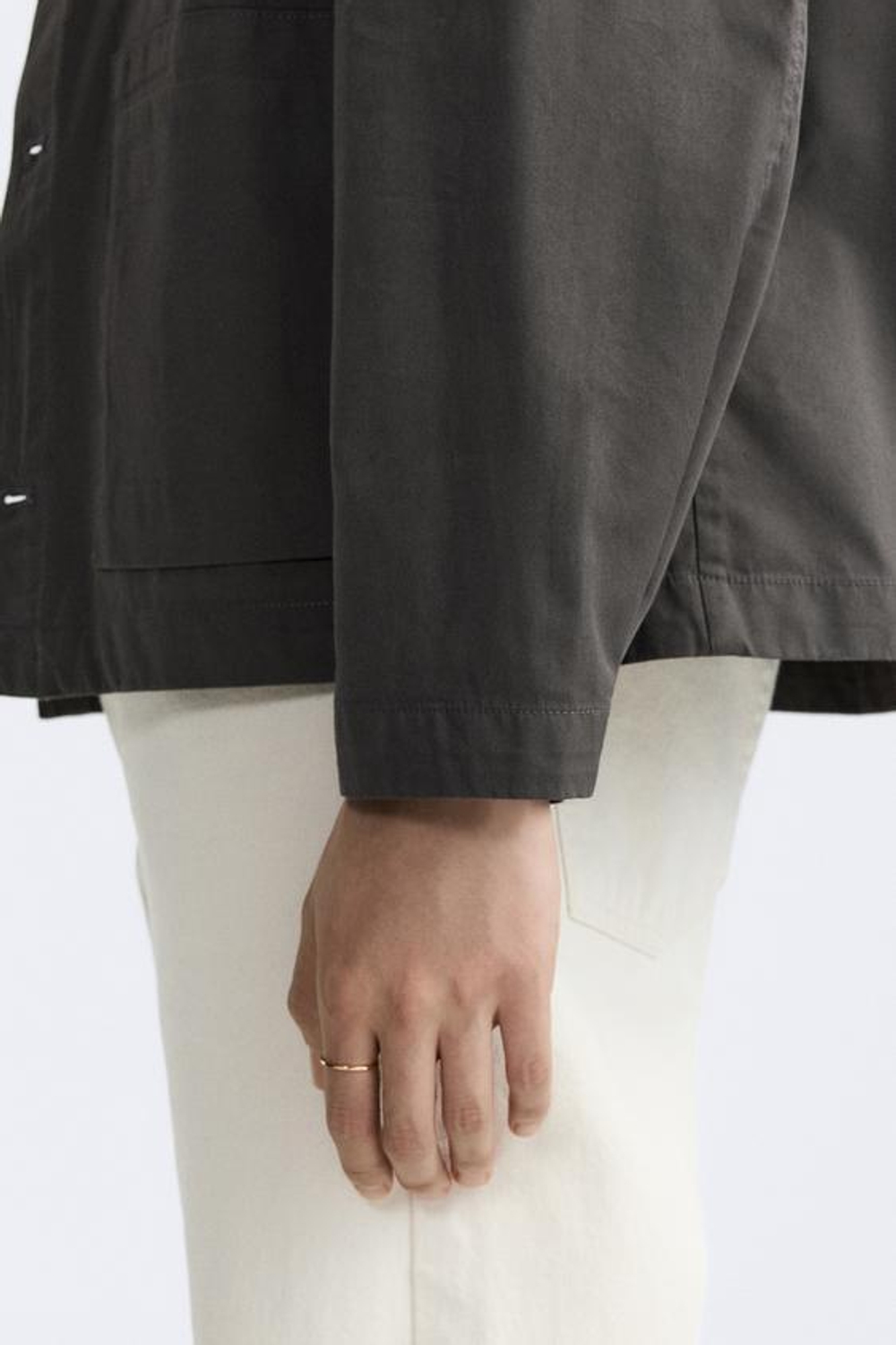 ZARA КОЛЬЦО В МИНИМАЛИСТИЧНОМ СТИЛЕ, ЗОЛОТОЙ