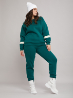 Толстовка Кофн-042Х/изумрудный