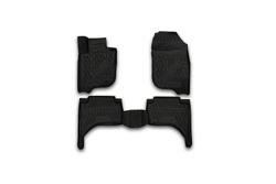 Коврики в салон для MITSUBISHI L200, 2015-, 4 шт. (полиуретан) CARMIT00001