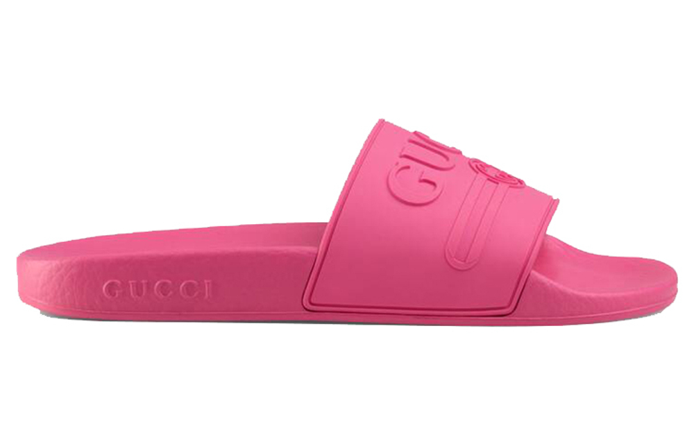 Gucci Rubber Slide Logo (Женская размерная сетка)