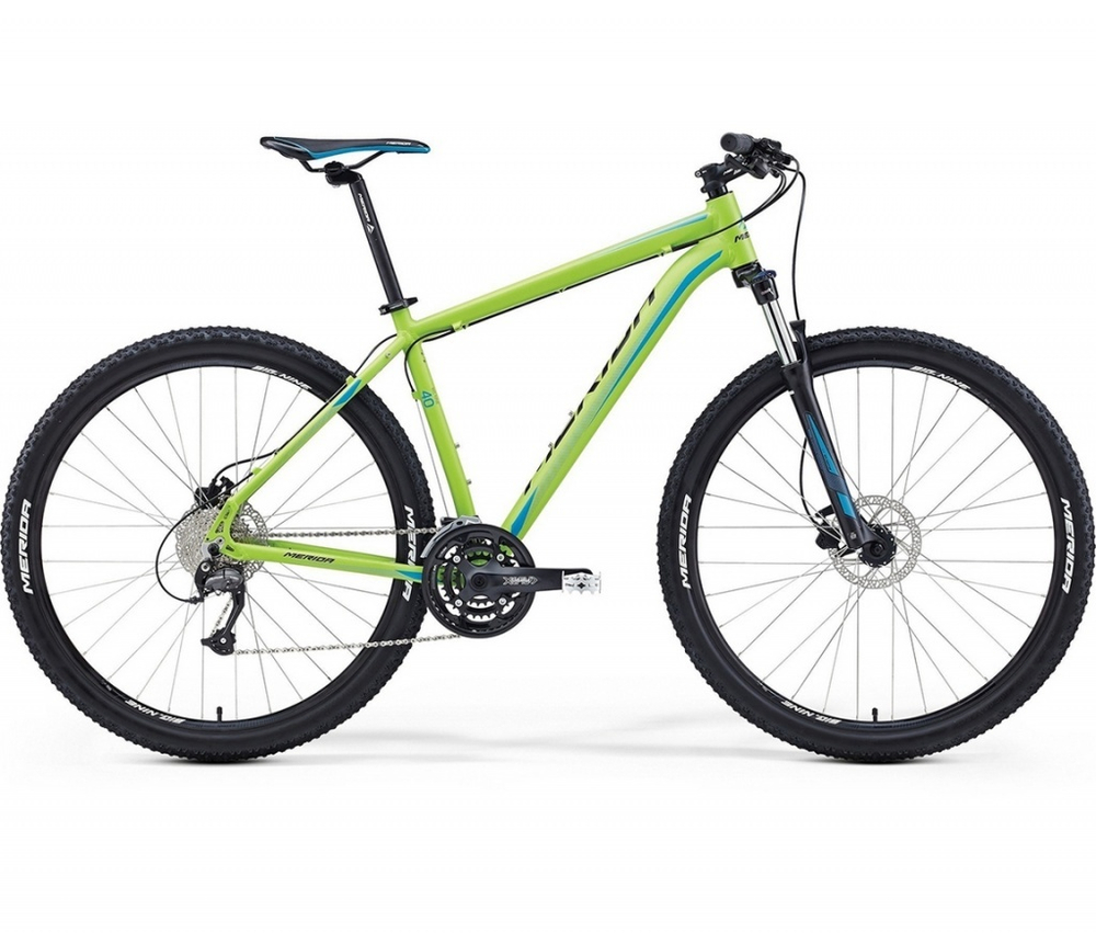 Велосипед Merida Big.Seven 40-D (2018) Рама: M (17) MattGreen/Blue/Black