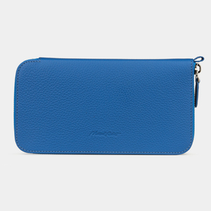 Кошелек длинный Marquise из кожи теленка, синего цвета