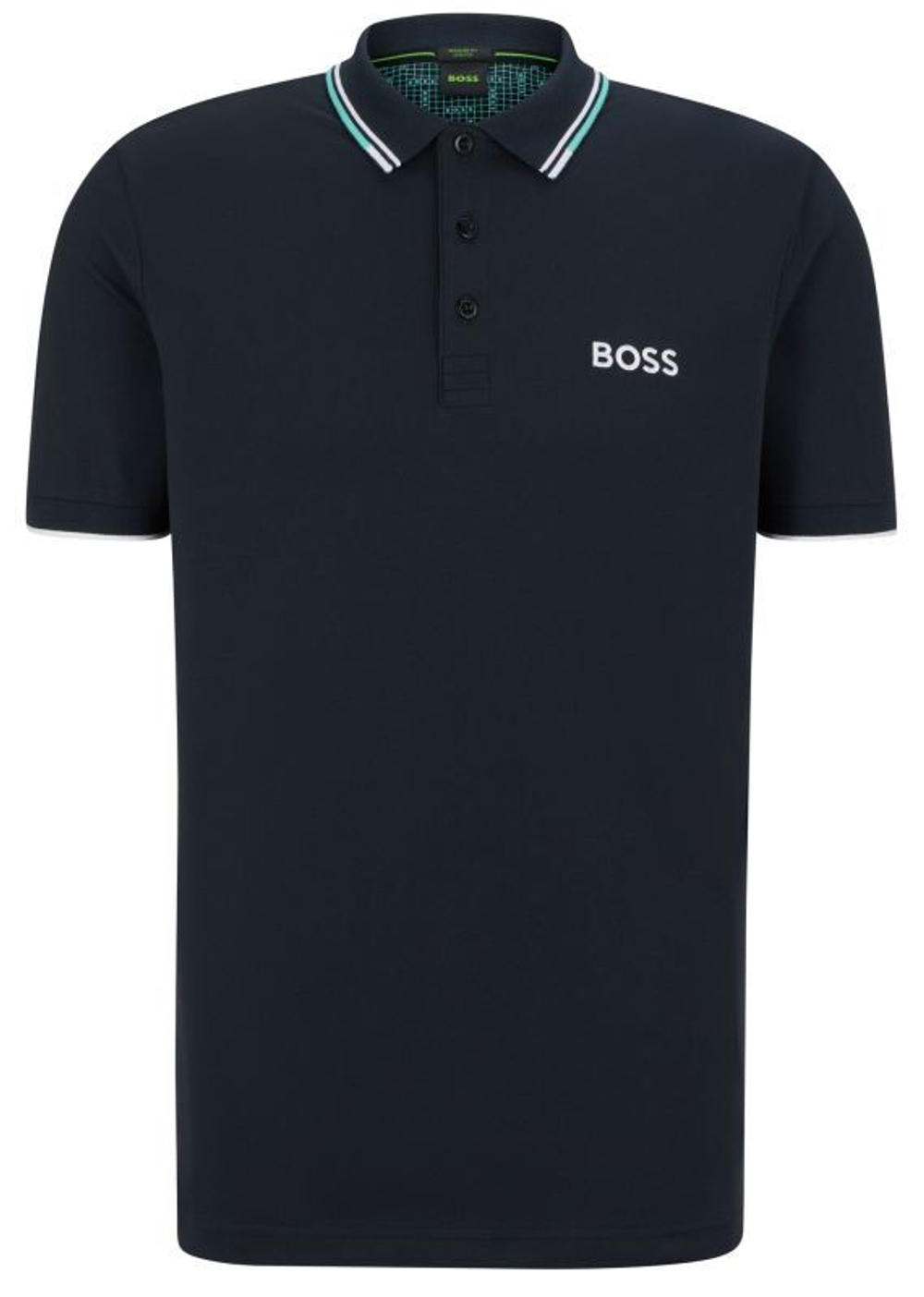 Мужское теннисное поло BOSS x Matteo Berrettini Paddy Pro Polo - dark blue