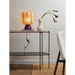 Лампа настольная texture rib, 27х39 см, вишневая/бежевая