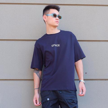 Футболка SPACE OverSize Темно-синий Light