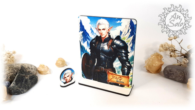 Мужской аватар Эльф Воин для настольных игр, ДНД