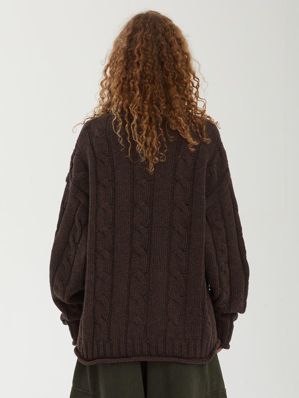 Свитер Wool Blend Oversized Cable
