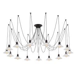 Citilux Эдисон CL451152 Люстра паук Венге