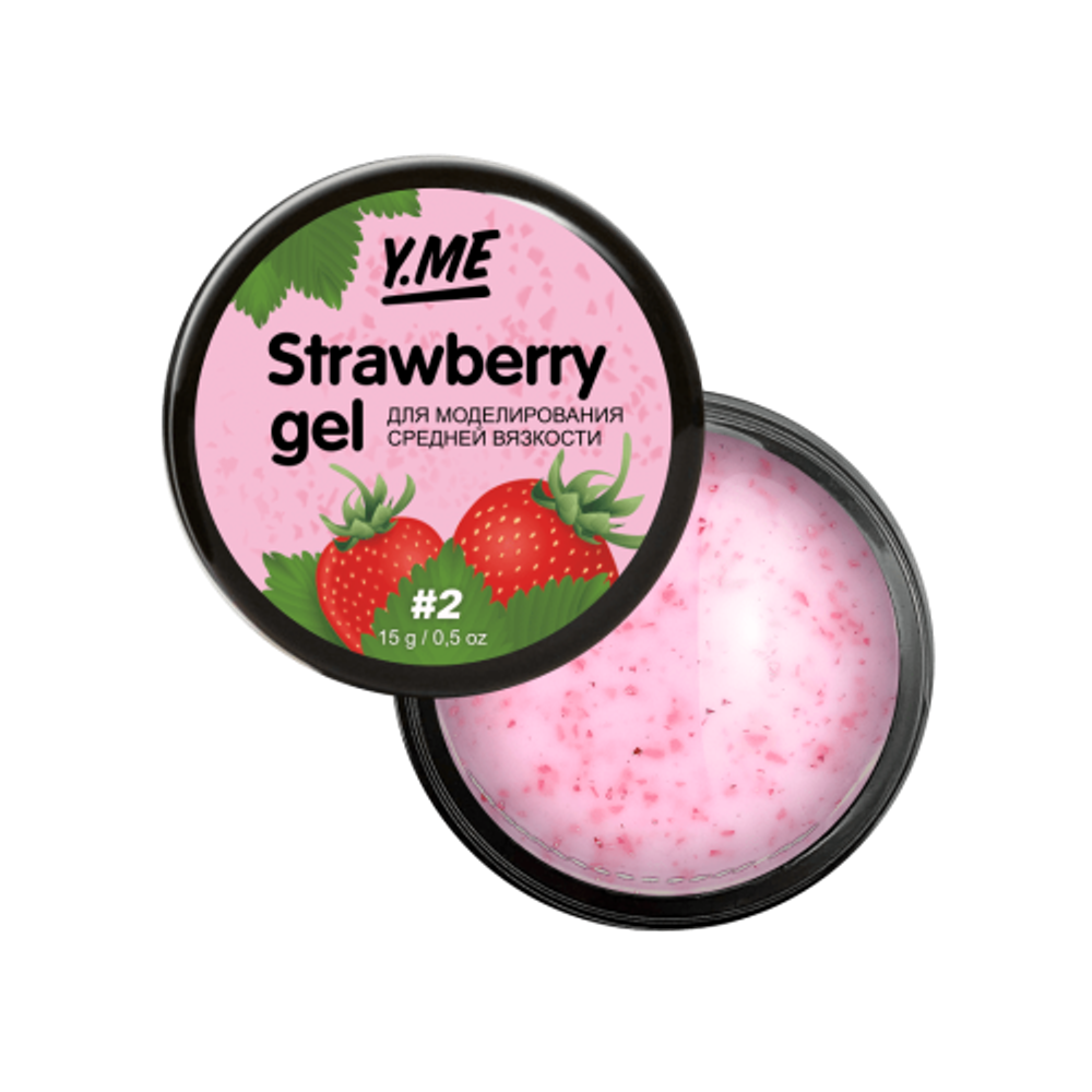 Y.me Strawbery Gel 02, 15г