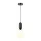 4668/1 PENDANT ODL20 471 черный/белый Подвес E27 1*40W (тип лампы СВЕЧА) 220V OKIA