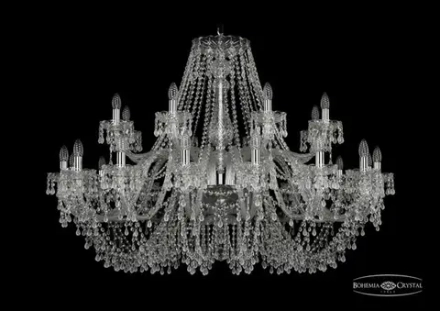 Подвесная люстра Bohemia Ivele 1410/16+8/460/Ni/V0300